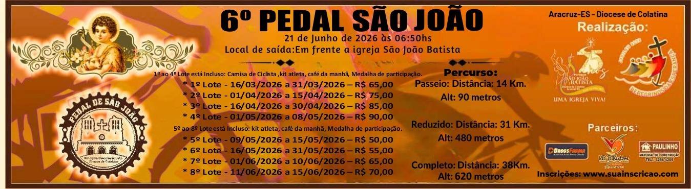 6º Pedal  São João