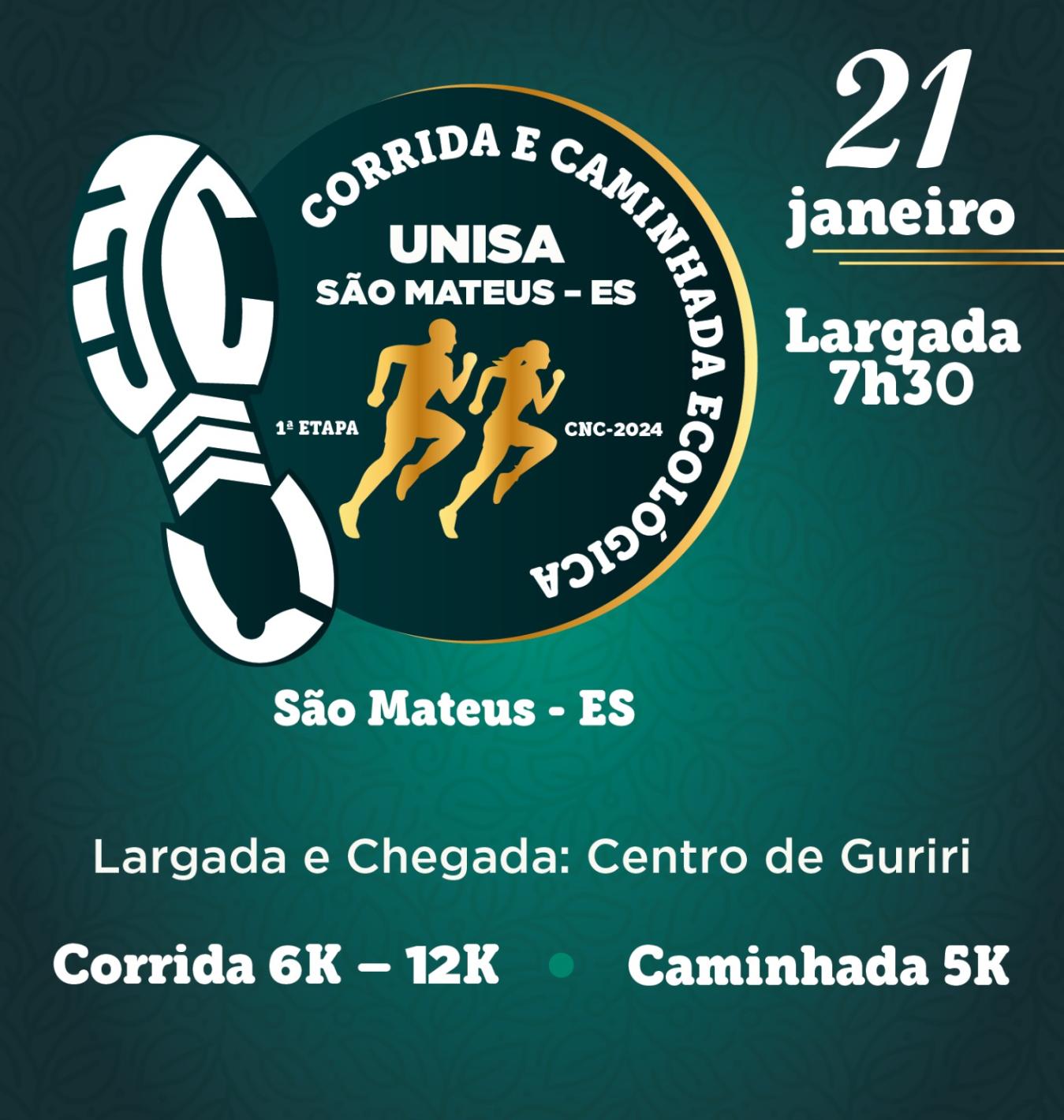 1° CORRIDA E CAMINHADA UNISA POLO SÃO MATEUS