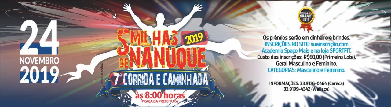7ª Corrida e caminhada 5 milhas de Nanuque