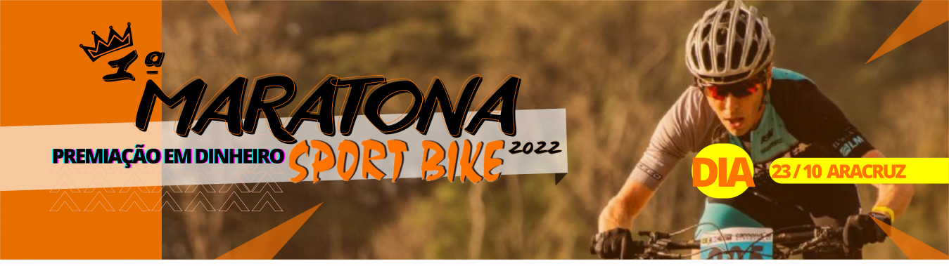 PRIMEIRA MARATONA DE MTB SPORT BIKE