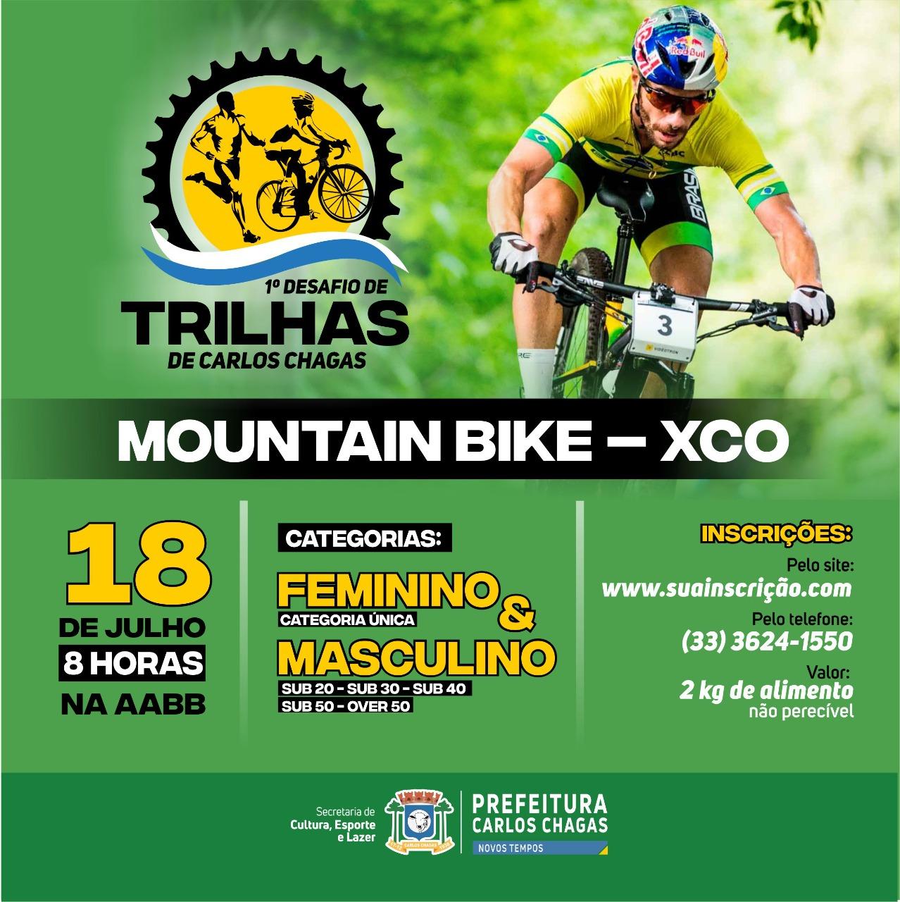 1° DESAFIO DE TRILHAS DE CARLOS CHAGAS - MG (MOUNTAIN BIKE - XCO)